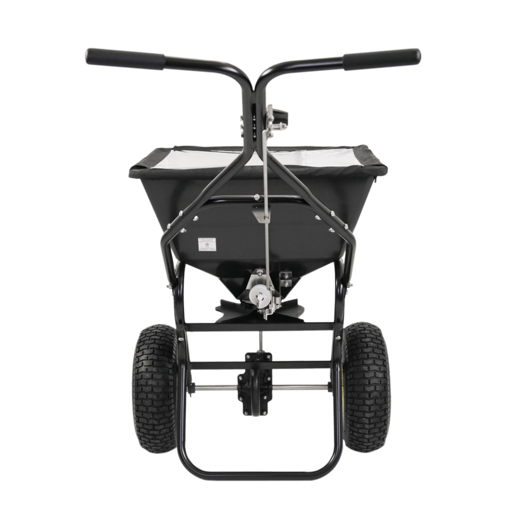 Spyker SPY80-1P ERGO Broadcast Spreader,Back View. 