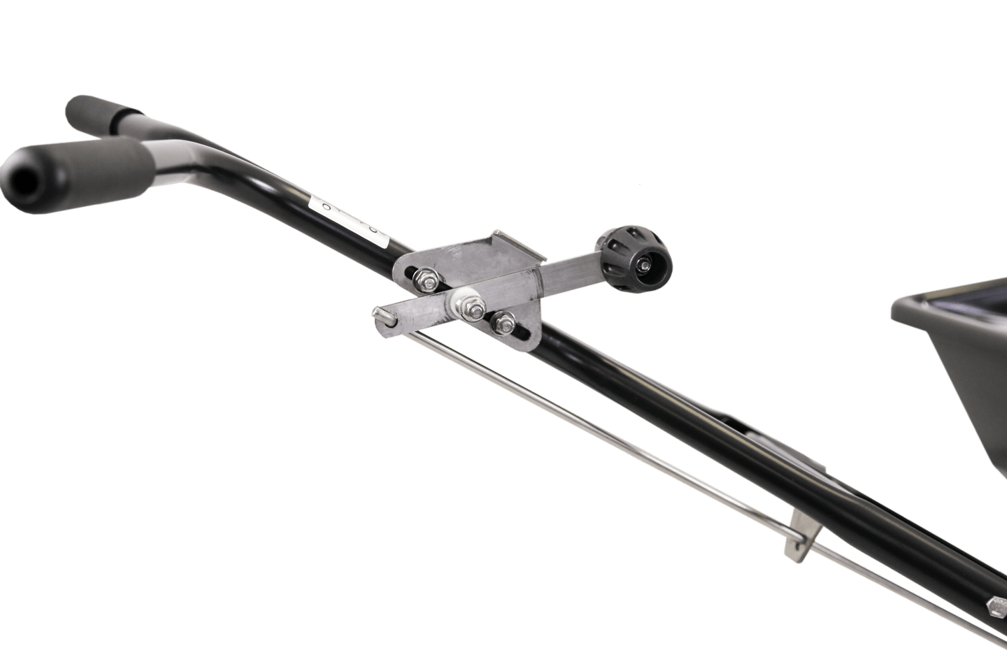 Spyker SPY80-1P ERGO Broadcast Spreader, Side View. 