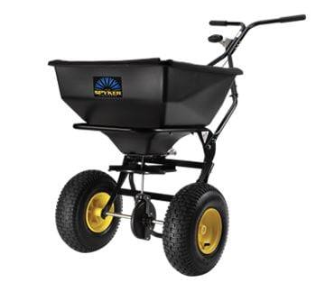 Spyker SPY80-1P ERGO Broadcast Spreader,Front View. 