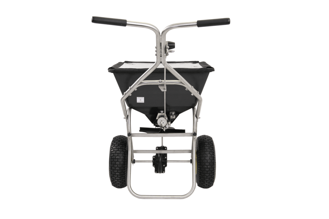 Spyker SPY80-1S ERGO Broadcast Spreader,Back View. 