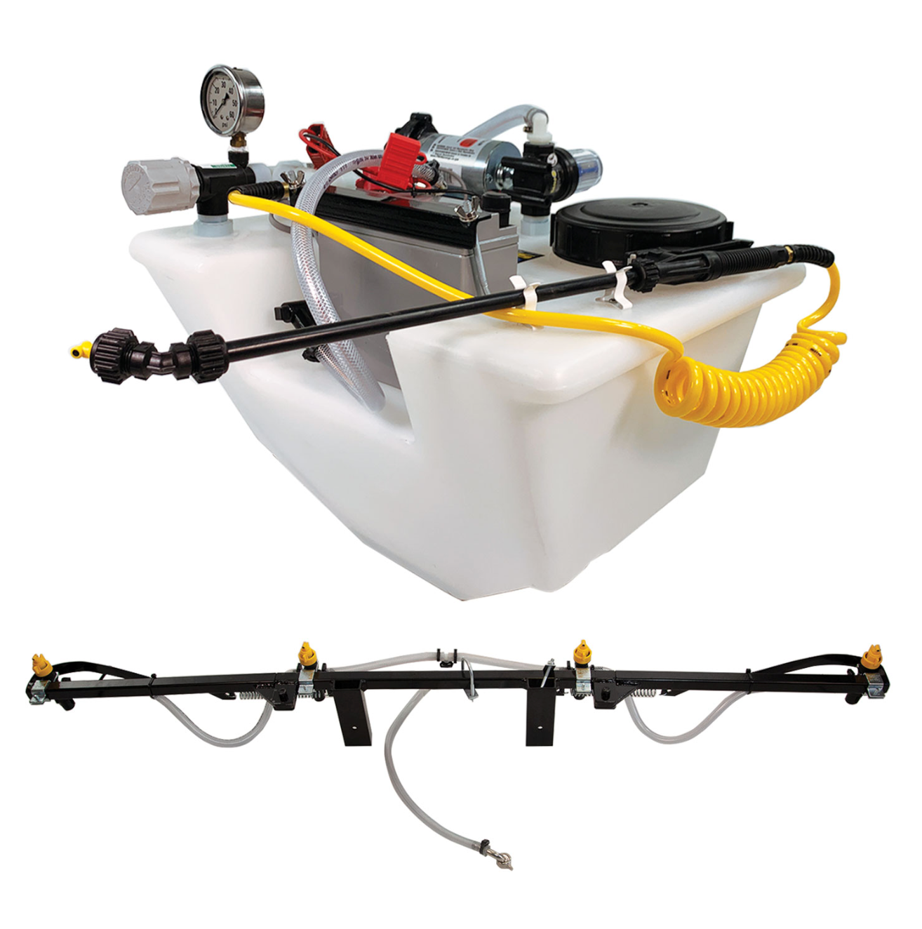 Spyker Drop-in Sprayer - Boom Sprayer,Front View.