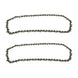 Stihl or Husqvarna 16" Chainsaw Chain Loop  Set of 2