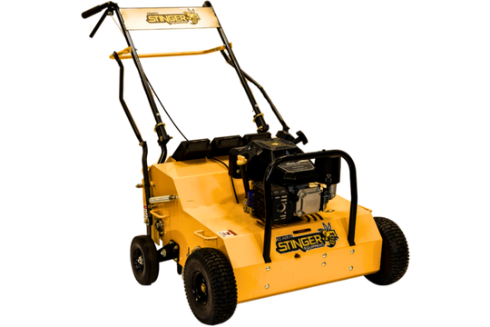 Stinger EZA25 25" Compact Hydrostatic Aerator Kohler front left angled view picture 