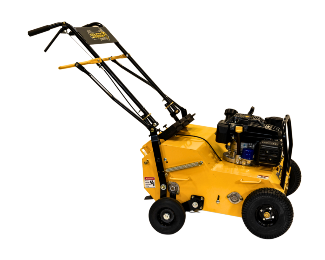 Stinger EZA25 25" Compact Hydrostatic Aerator Kohler left side view picture 