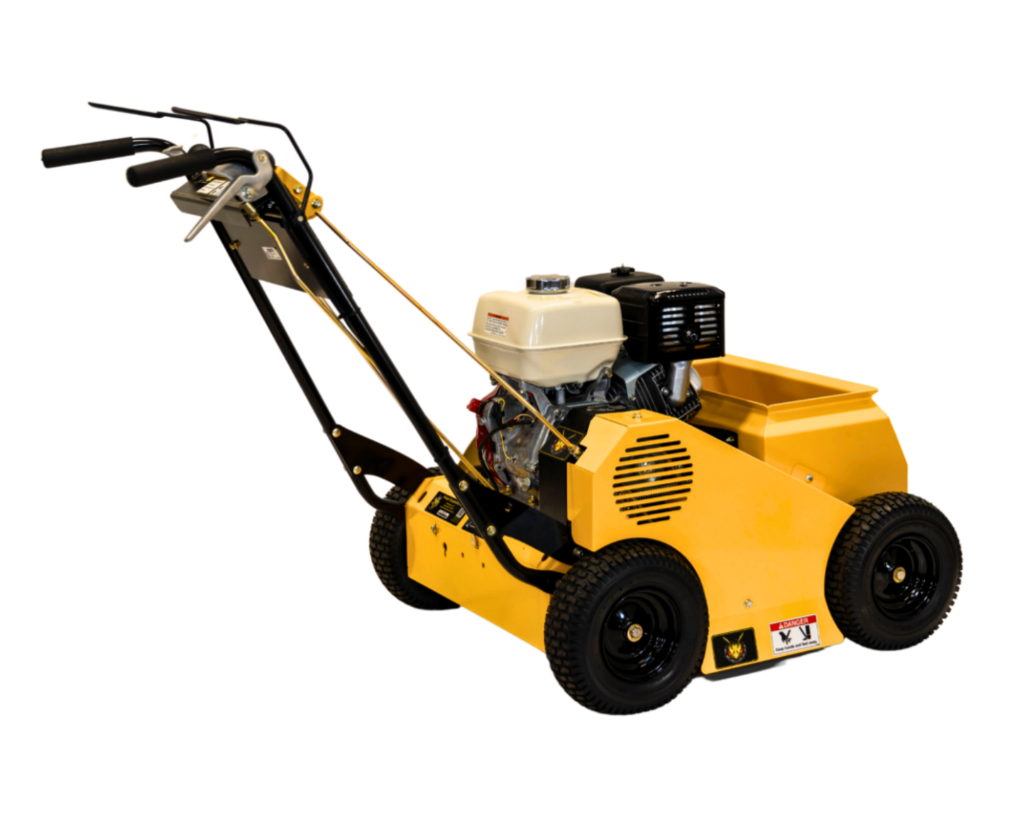 Stinger SS2400 Hydrostatic Superseeder 2400 13HP HONDA back right angled view picture 