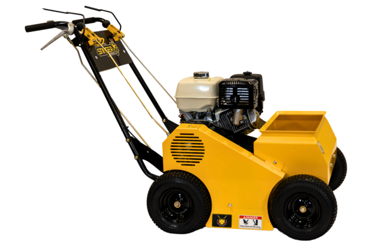 Stinger SS2400 Hydrostatic Superseeder 2400 13HP HONDA left side view picture 