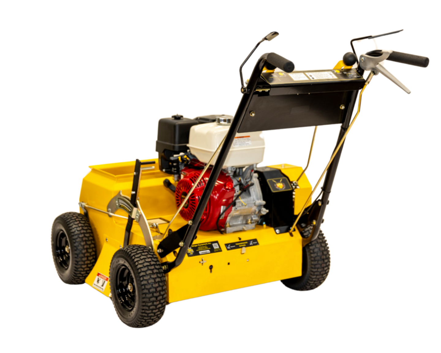 Stinger SS2400 Hydrostatic Superseeder 2400 13HP HONDA back left angled view picture 