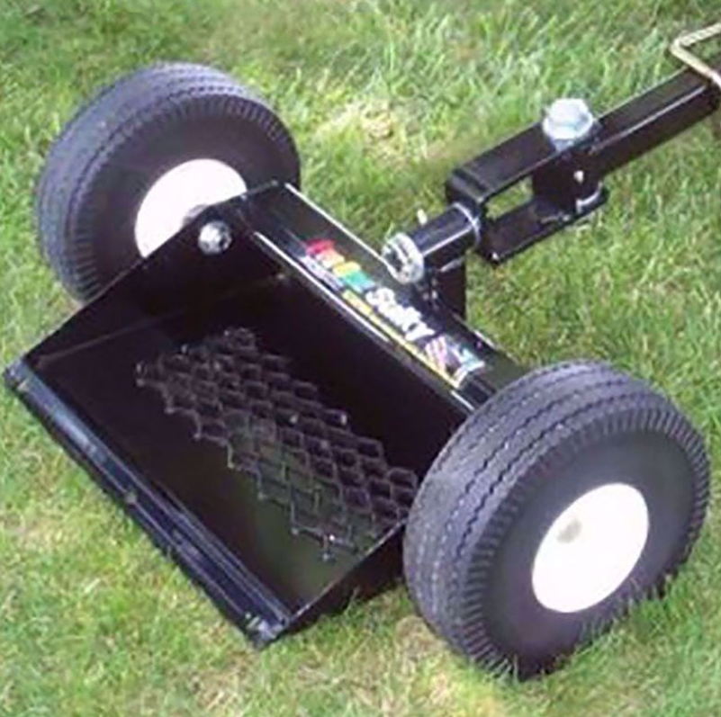 The Selbro PS100B-1051-1 commercial-grade, Black, fixed-wheel sulky