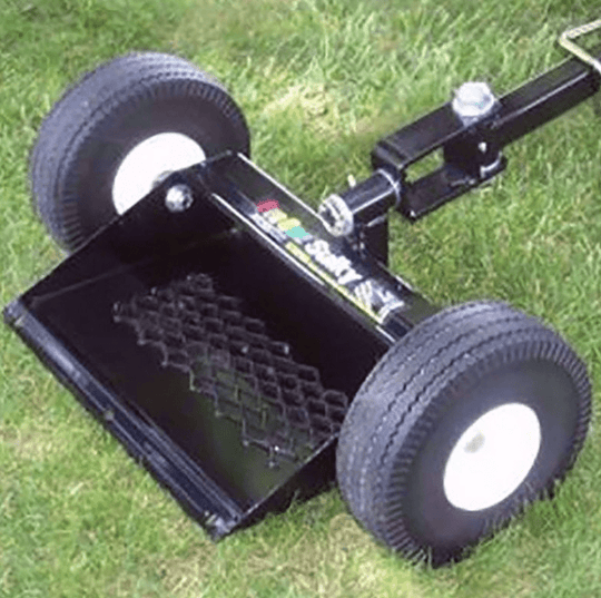 The Selbro PS100B-1051-1 commercial-grade, Black, fixed-wheel sulky
