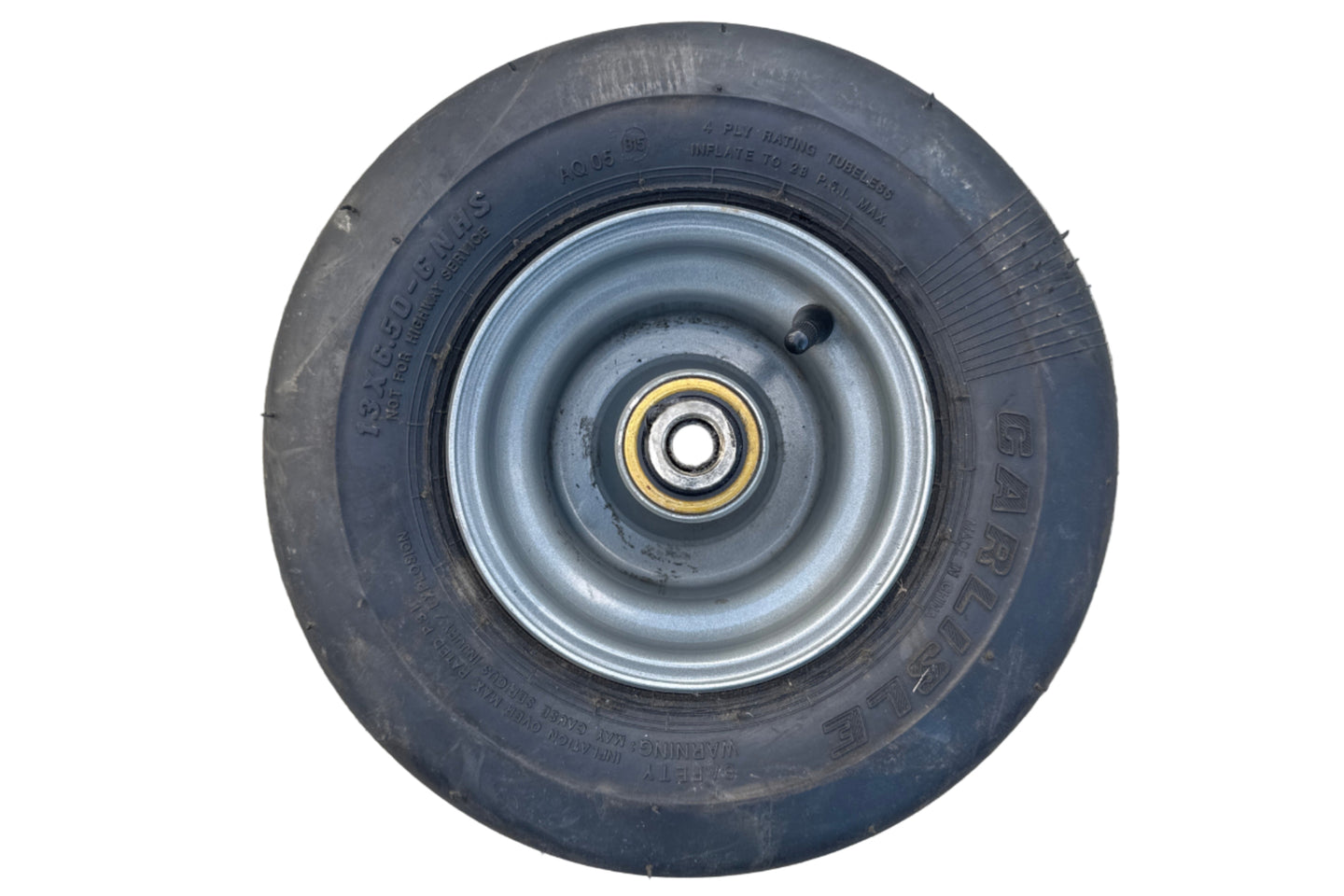 Tire 13x6.50x6 Carlisle Genuine Part 430291 4PR top view picture 