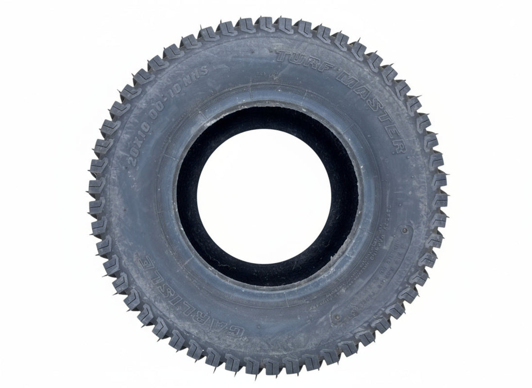 Tire 20x10.00x10 Carlisle Turf Master Genuine Part 5114161 4PR top view picture