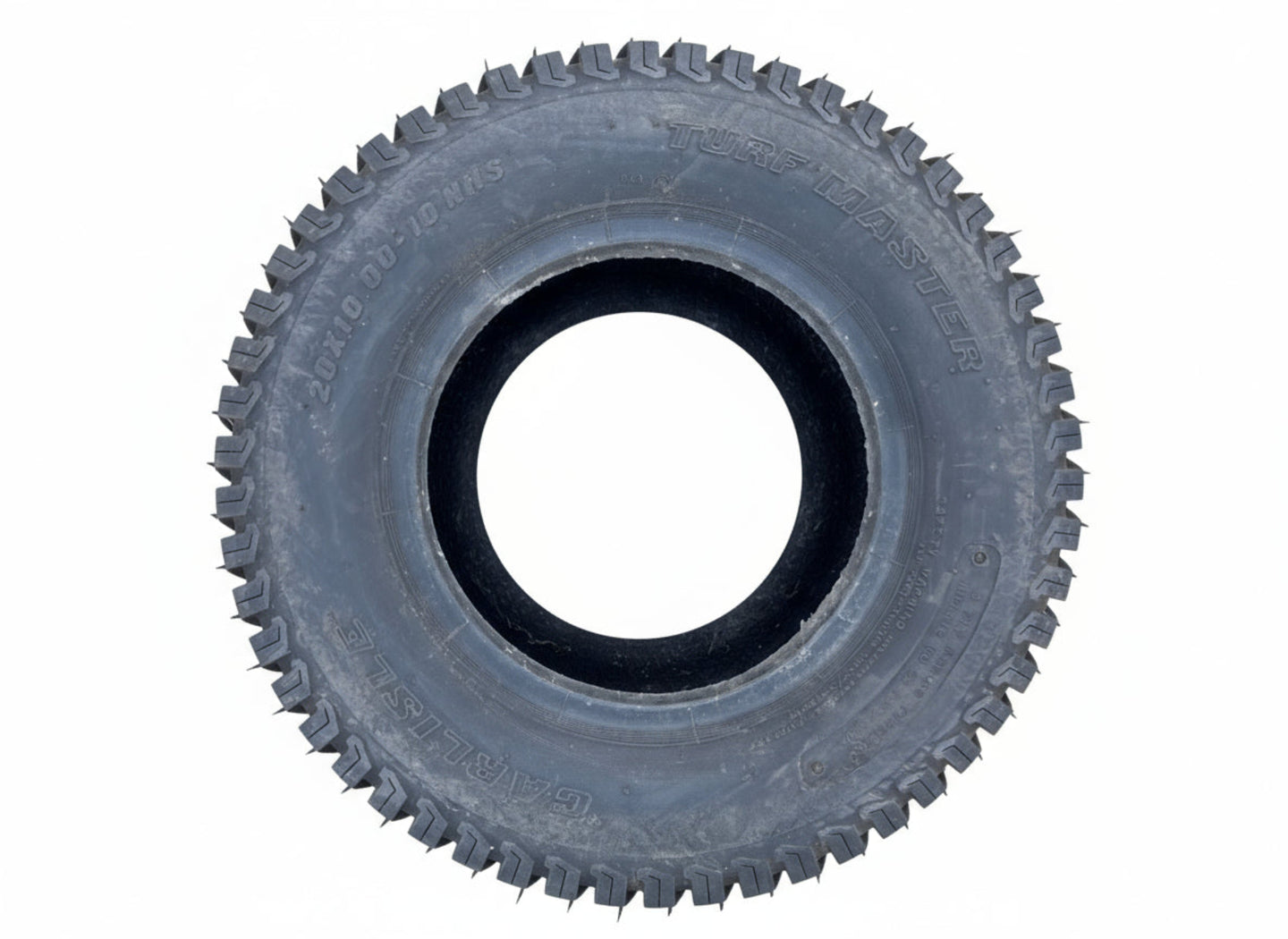 Tire 20x10.00x10 Carlisle Turf Master Genuine Part 5114161 4PR top view picture