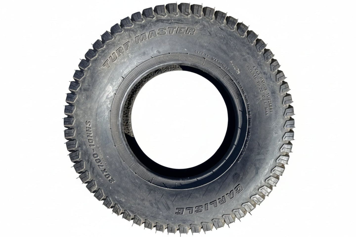 Tire 20x7.00x10 Carlisle Turf Master Genuine Part 5114271 4PLY top view picture