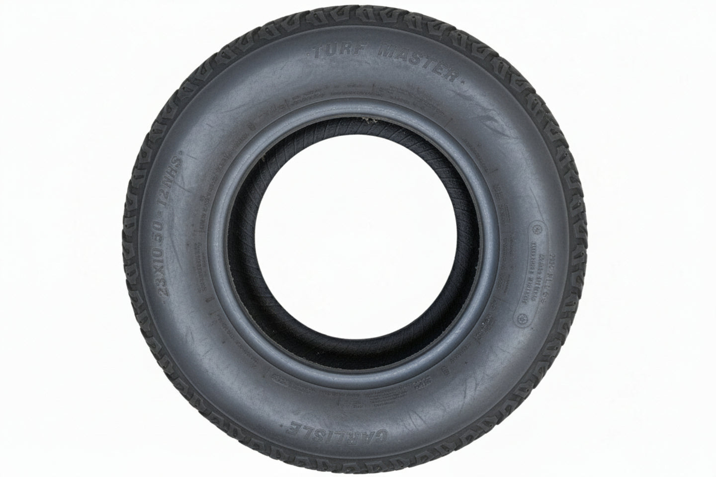 Tire 23x10.50x12 Carlisle Turf Master Genuine Part 523367 4PR top view picture 