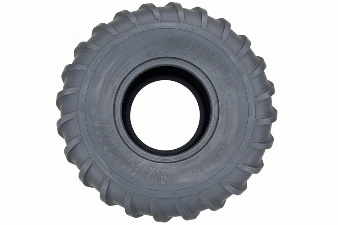Tire 25x12.00x9 Dixie Chopper Turf Boss III 97200 top view picture 