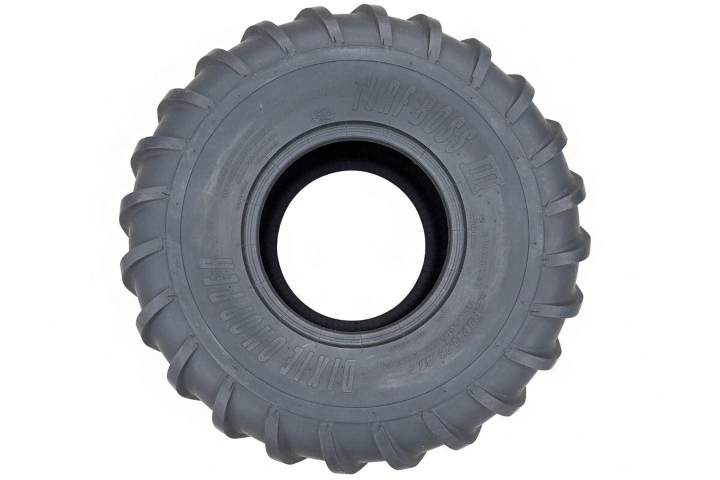 Tire 25x12.00x9 Dixie Chopper Turf Boss III 97200 top view picture 