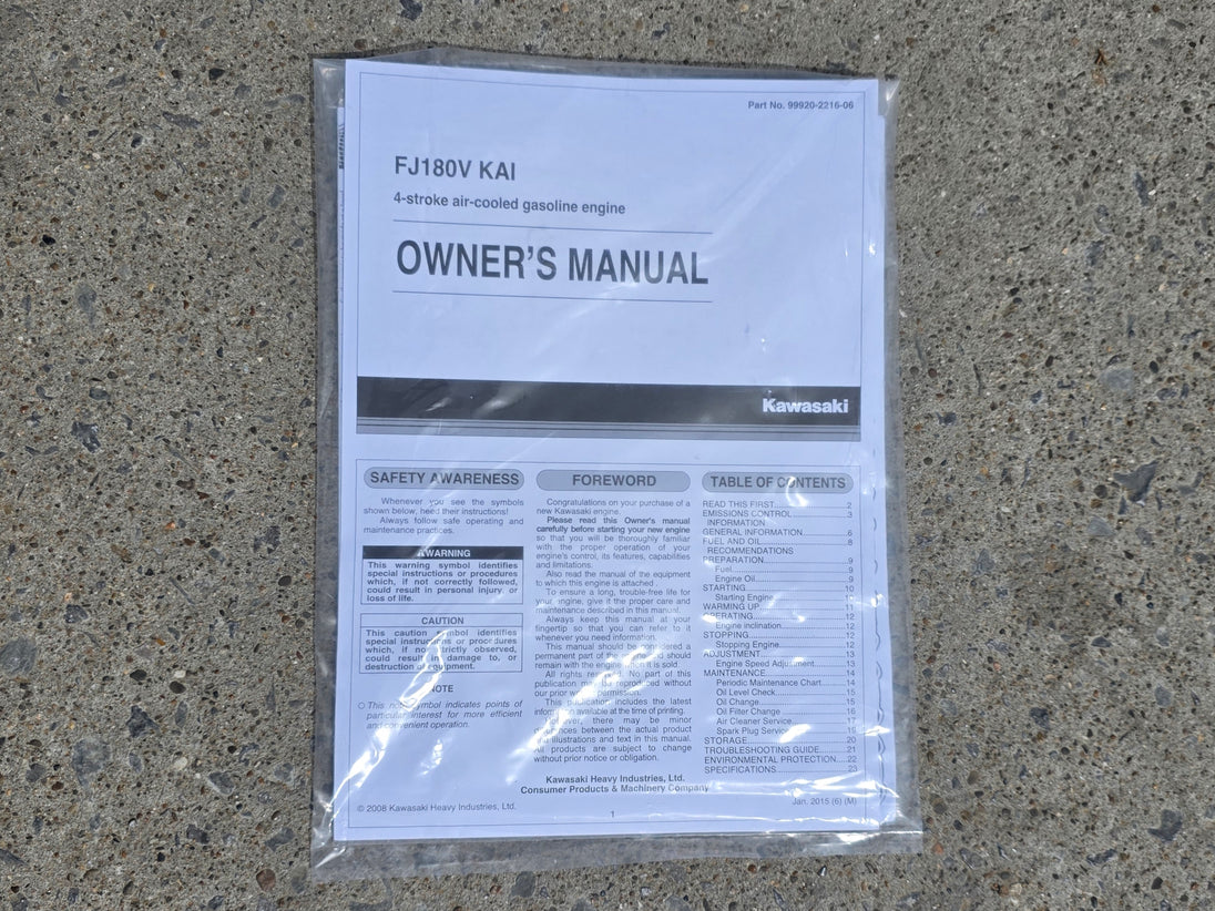 Toro 22298 Heavy Duty Self Propelled 21" Walk Behind Mower 4.5HP Kawasaki (Toro Pre-Season Rebate) Owner's manual picture 