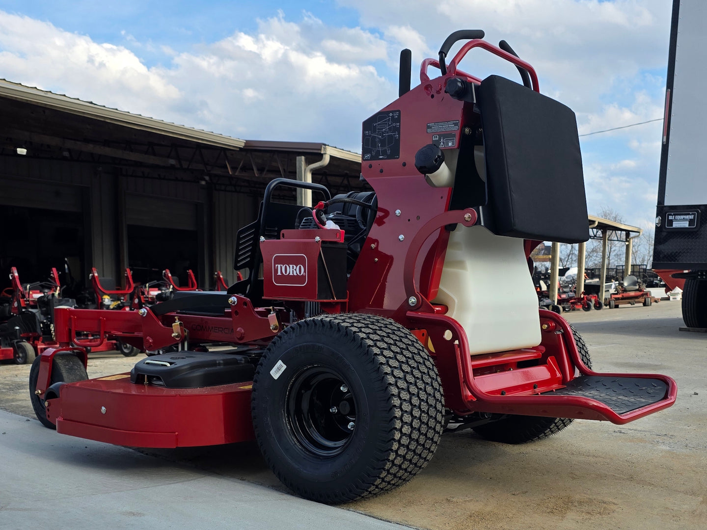 Toro 72509 GrandStand 60" Stand On Mower 23.5HP KAW Back left angle picture 