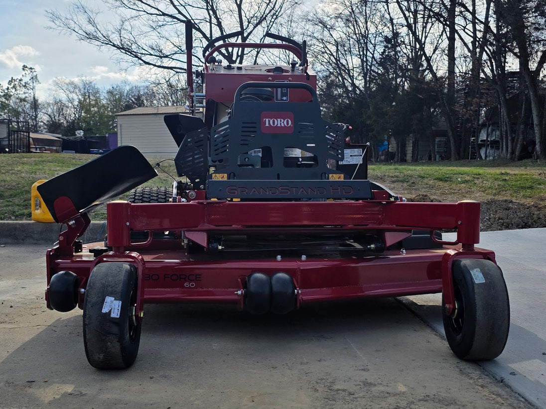 Toro 72509 GrandStand 60" Stand On Mower 23.5HP KAW Front side picture 
