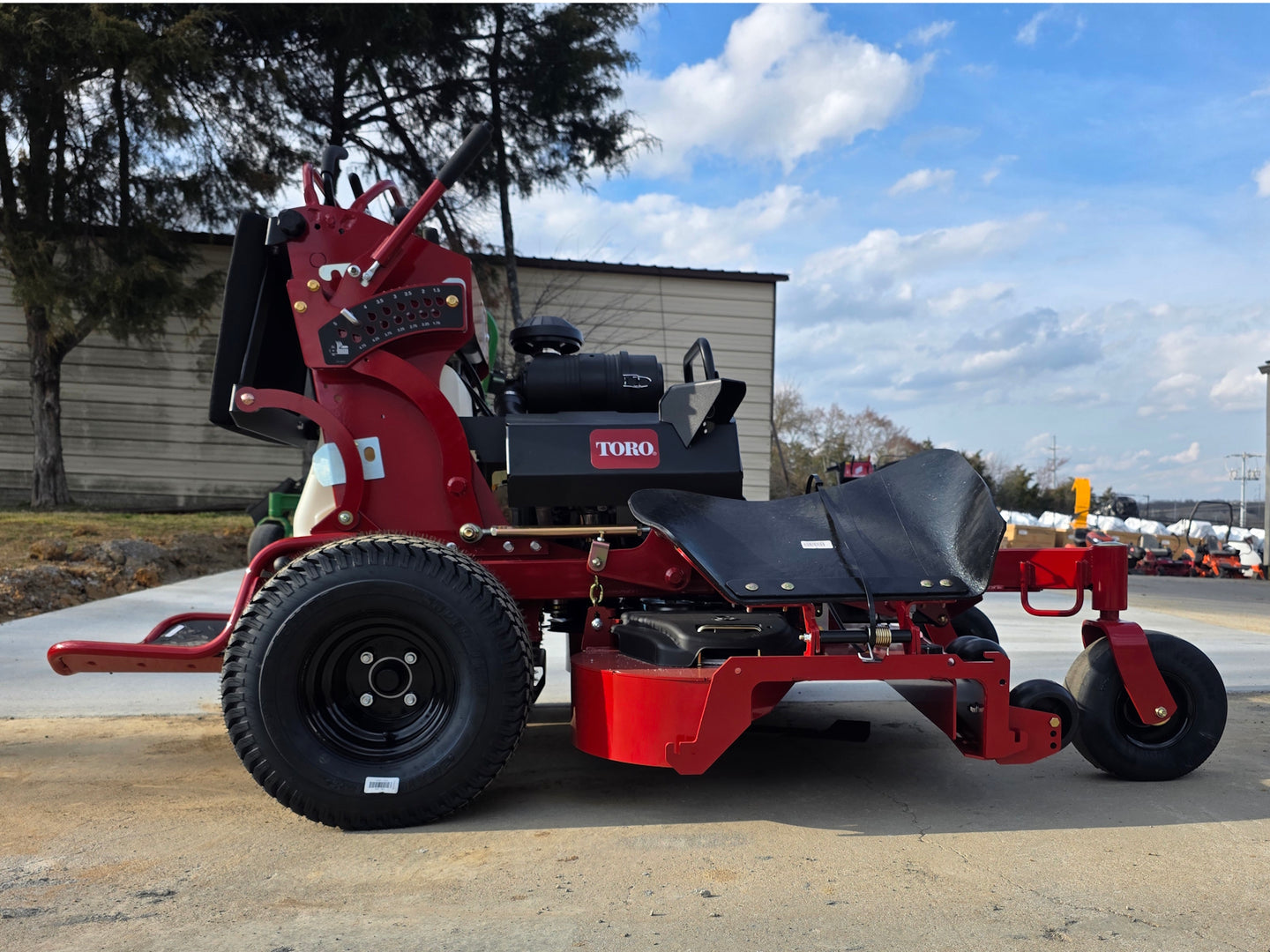 Toro 72509 GrandStand 60" Stand On Mower 23.5HP KAW Left side picture 