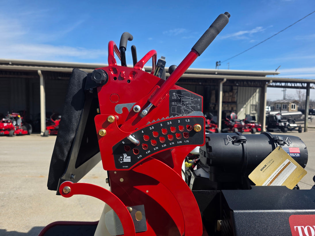 Toro 72530 52" GrandStand MultiForce Stand-On Mower 26.5HP KOH EFIdeck level view picture 