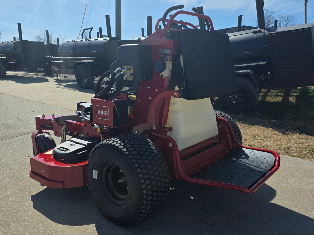 Toro 72530 52" GrandStand MultiForce Stand-On Mower 26.5HP KOH EFI back left angled view picture 