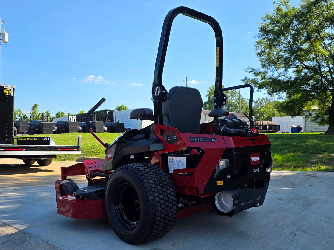Toro 74016 60" ZMaster 4000 HDX Pro Zero Turn Mower 31HP KAW Back left angle picture 