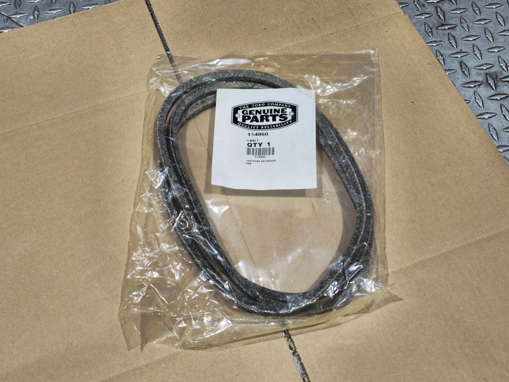 Toro Genuine OEM 114860 V-Belt &nbsp;Transmission Hydro Drive &nbsp;1/2" x 93"
