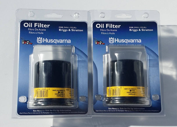 Two Husqvarna Walk Mowers Briggs Oil Filter 531307390