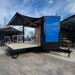 8.5' x 14' Custom Stage Trailer Cobalt Blue With Blackout - SLE Equipment - 36