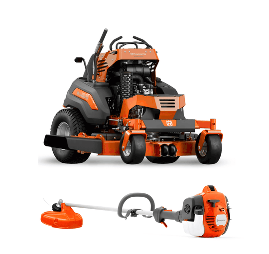 Husqvarna V554X Stand - On Zero Turn Mower +Bonus 522L Trimmer - SLE Equipment - 1