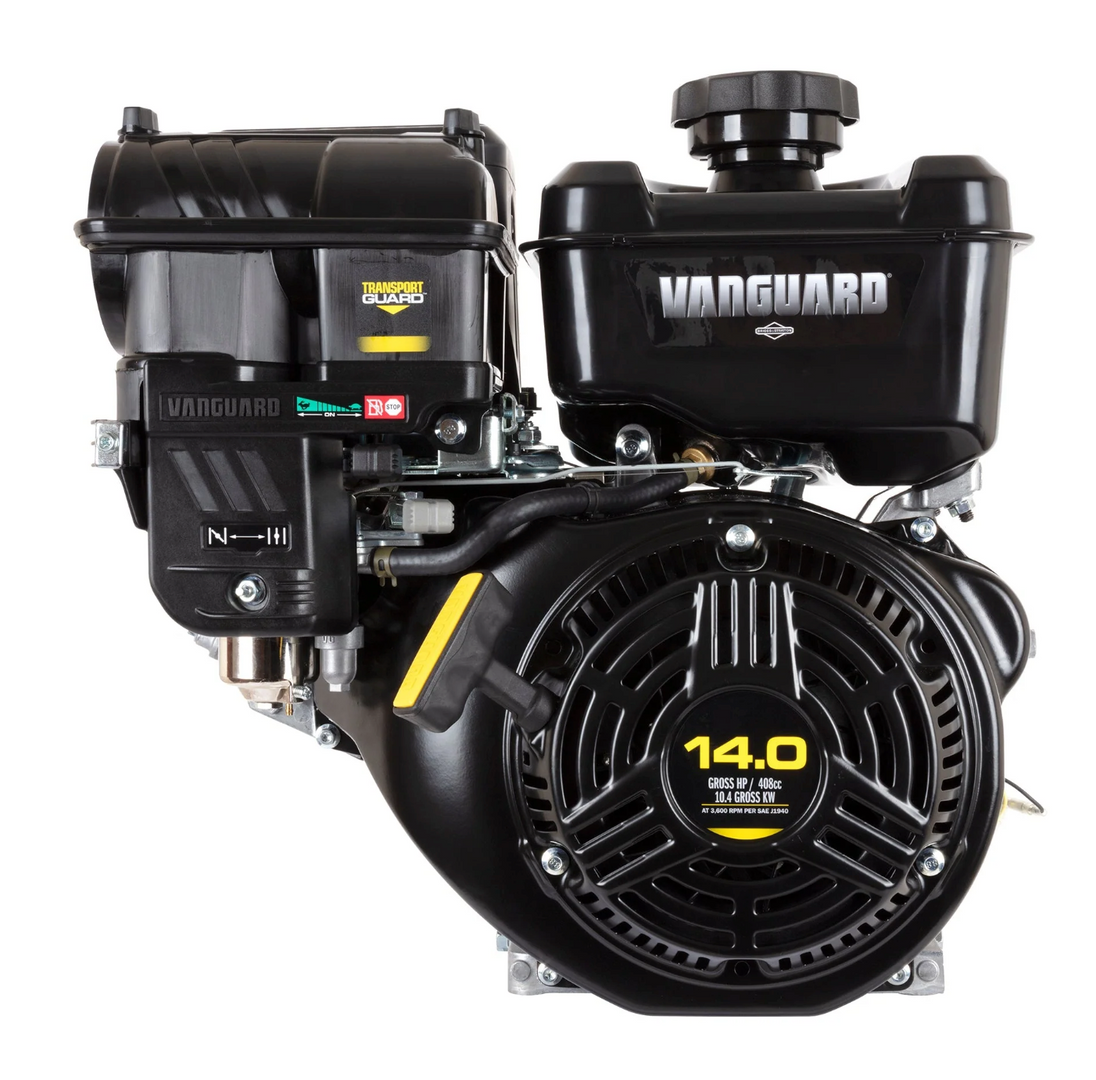 Vanguard® 14.0 GHP 408cc Horizontal Engine, General View. 