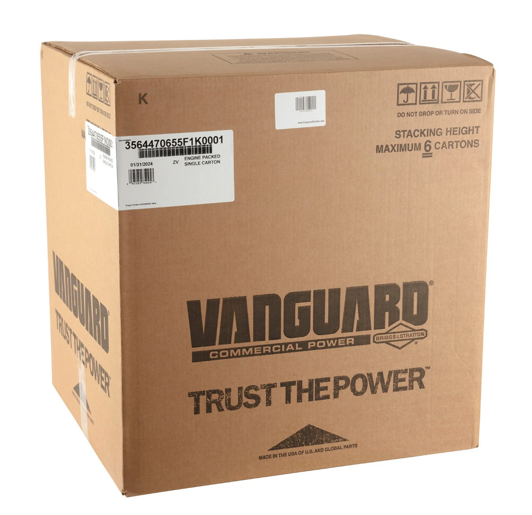 Vanguard® 18.0 GHP 570cc Horizontal Engine, Box View.