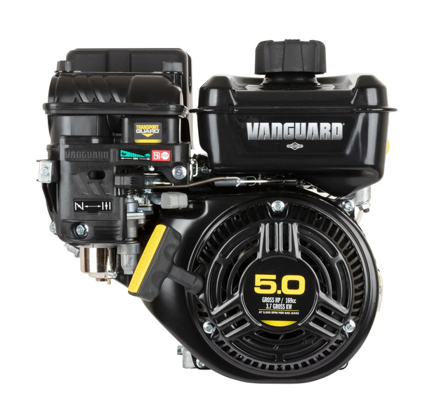 Vanguard 5.0 GHP 169cc Horizontal Engine,  Front View. 
