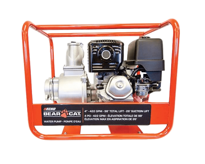 Echo Bear Cat WP4422 4" Water Pump - 389cc Honda Engine - SLE Equipment - 2