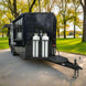 8.5' X 20' Blackout Concession Trailer BBQ Event Catering