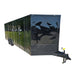 8.5 X 24 Black V - Nose Enclosed Trailer Blackout Pkg (2) 5,200lb Axles - SLE Equipment - 1