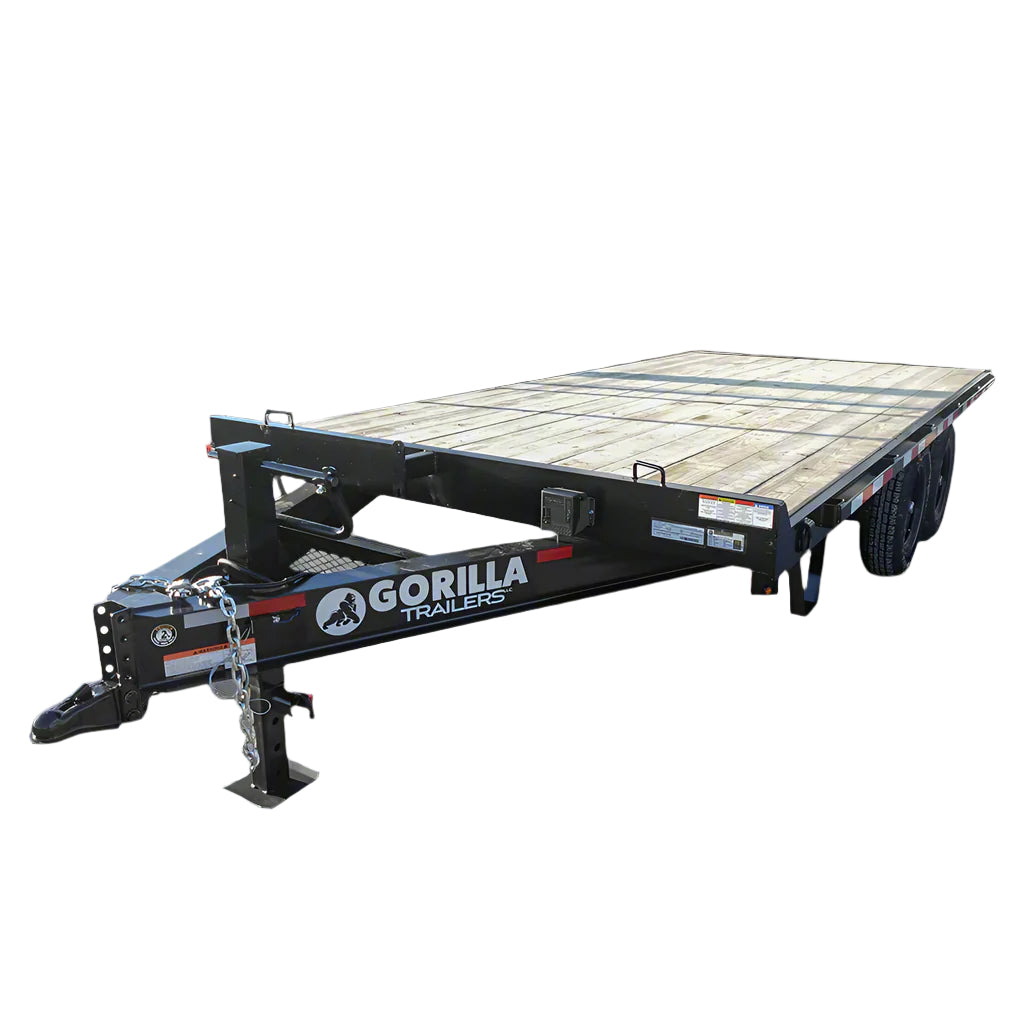 8.5x16 I-Beam Deckover Equipment Trailer