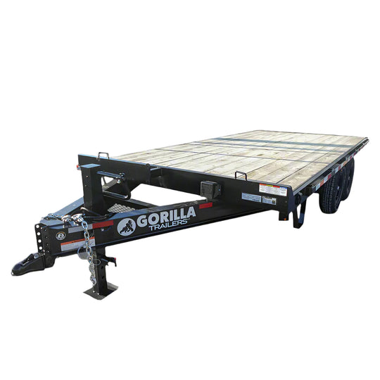 8.5x16 I-Beam Deckover Equipment Trailer
