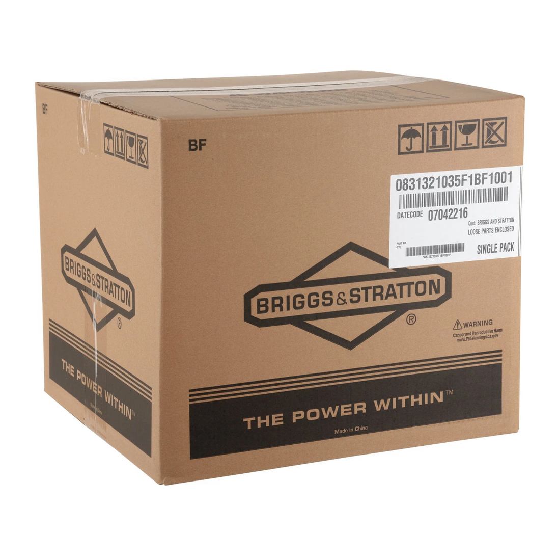 XR Series 3.5 GHP 127cc Horizontal Engine, Box View. 