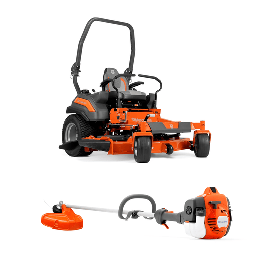 Husqvarna Z454XS 54" Zero Turn Mower 23.5HP Kawasaki +Bonus 522L Trimmer (Scratch and Dent) - SLE Equipment - 1