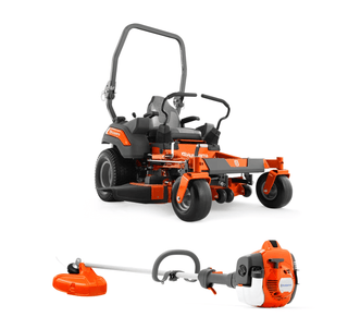 Husqvarna 54" Z454 Zero Turn Mower 22HP Kawasaki +Bonus 522L Trimmer (Scratch and Dent) - SLE Equipment - 1