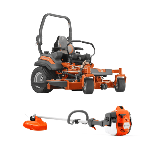 Husqvarna Z554L 54" Zero Turn Mower 27HP Kaw V - Twin +Bonus 522L Trimmer (Scratch and Dent) - SLE Equipment - 1