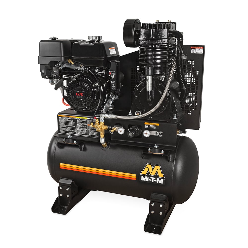 MI-T-M ABS-13H-30H 30-Gallon 389cc Honda Air Compressor