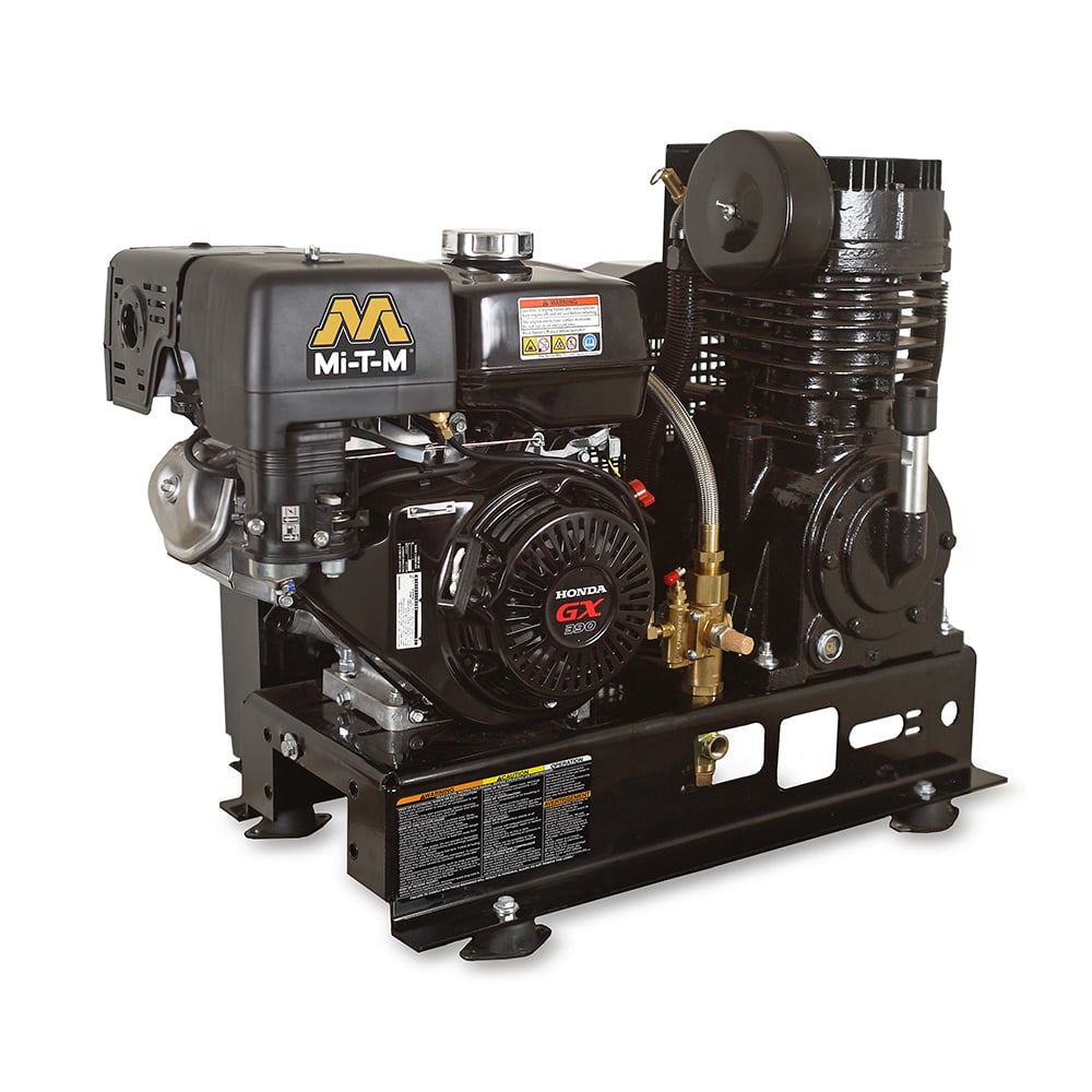 MI-T-M ABS-14M-B Base-Mount 420cc Mi-T-M OHV Air Compressor