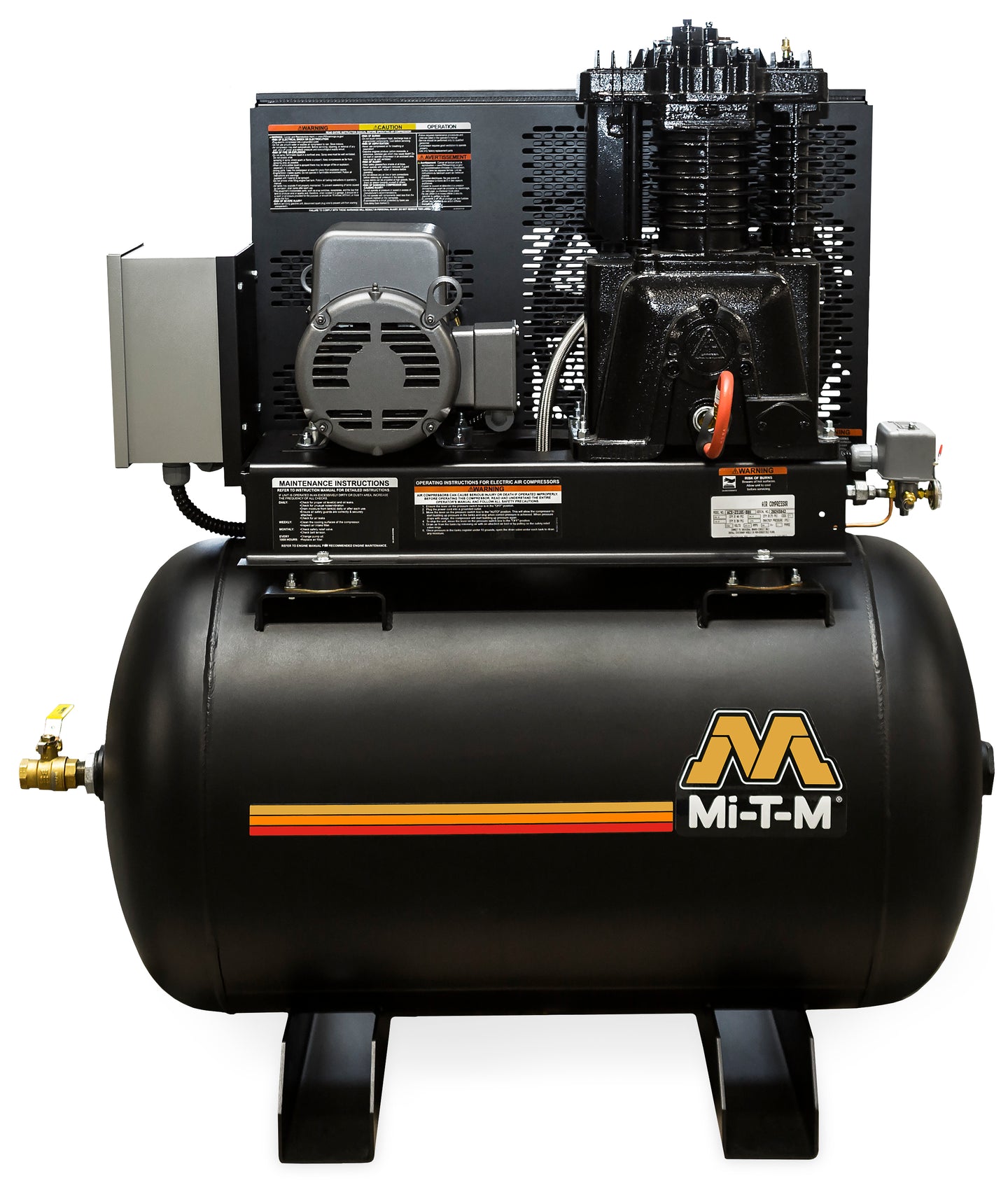 MI-T-M ACS-23105-80H 80-Gallon 5 HP Electric Air Compressor