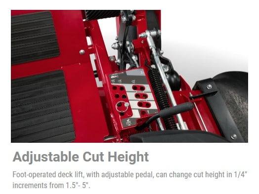 ISX� 3300 Zero Turn Mower Front right view
