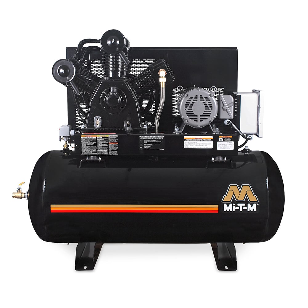 MI-T-M AES-20315-120H 120-Gallon 15 HP 200V Air Compressor