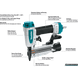 Makita AF353 23 Gauge, 1‑3/8" Pin Nailer - 65 - 100 (PSI) - SLE Equipment - 2