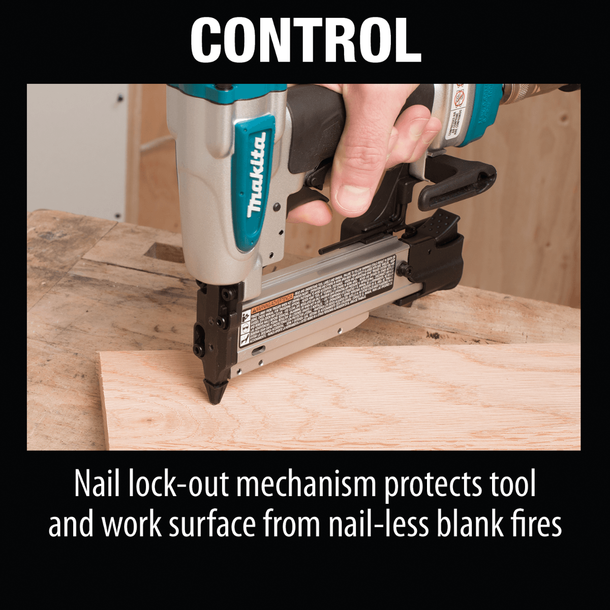 Makita AF353 23 Gauge, 1‑3/8" Pin Nailer - 65 - 100 (PSI) - SLE Equipment - 3